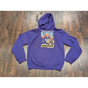 Gildan Vibrant Purple Hoodie with Graphic Print